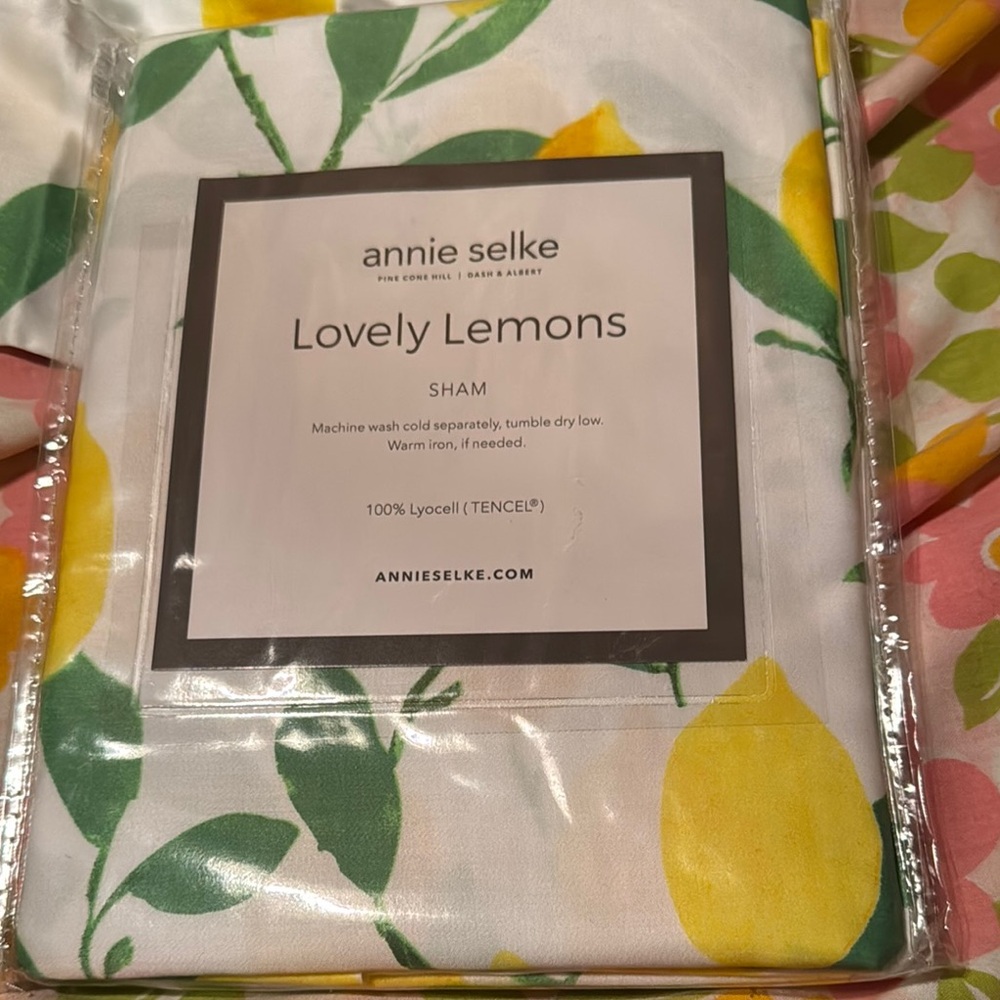 Annie Selke Lovely Lemons Sham